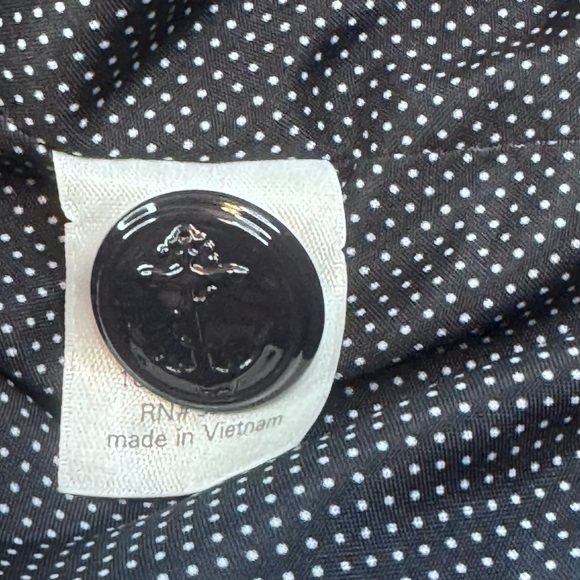 JCP Black Piped Blazer Jacket Women’s 1X Cropped Stretch Knit Office Casual - Picture 10 of 13